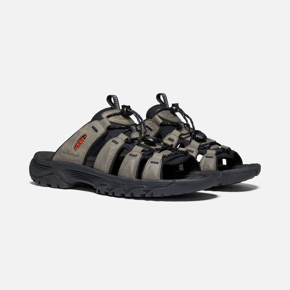 Keen Terlik Erkek Siyah/Gri - Targhee Iii Sandal - Türkiye UQCX62031